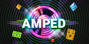 Amped logo achtergrond