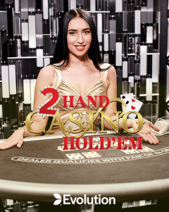 Two Hand Casino Hold’em logo achtergrond