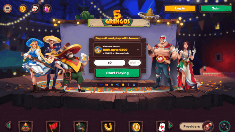 5 Gringos Casino Screenshot 1