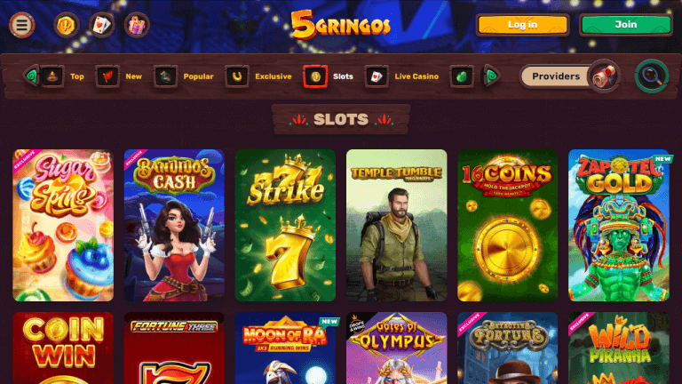 5 Gringos Casino Screenshot 2