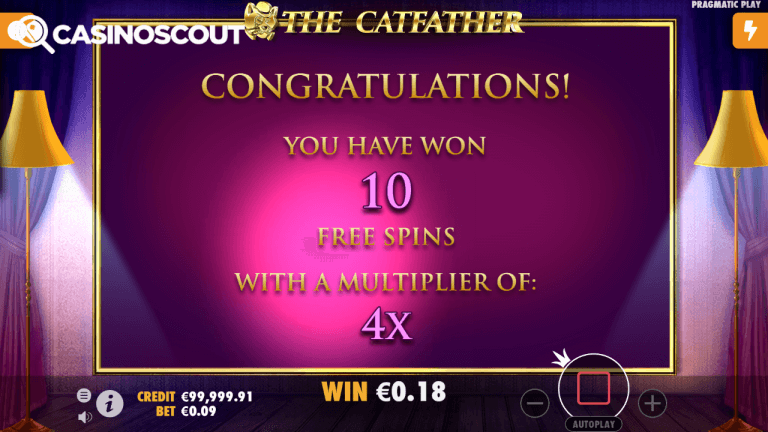 The Catfather Gratis Spins