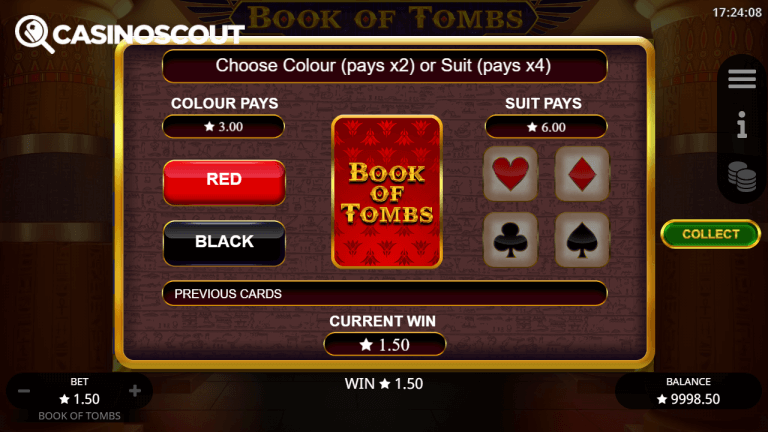 Book Of Tombs Bonus
