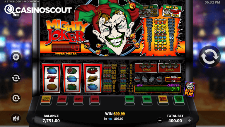 Mighty Joker Arcade Gratis Spins
