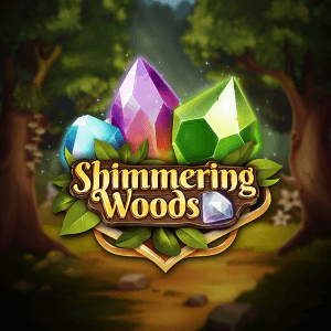 Shimmering Woods logo achtergrond