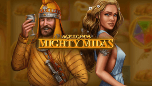 Age of the Gods Mighty Midas logo review