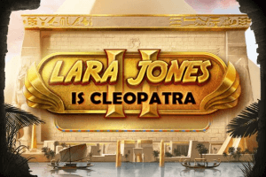 Lara Jones is Cleopatra logo achtergrond