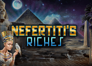 Nefertiti’s Riches logo achtergrond