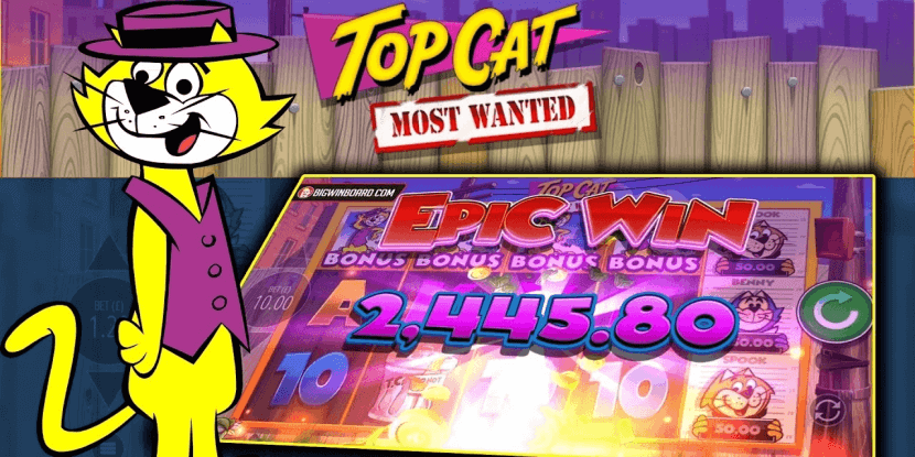 Ga op jacht met Top Cat in Blueprint’s nieuwste gokkast!