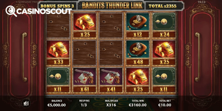 Bandits Thunder Link Bonus
