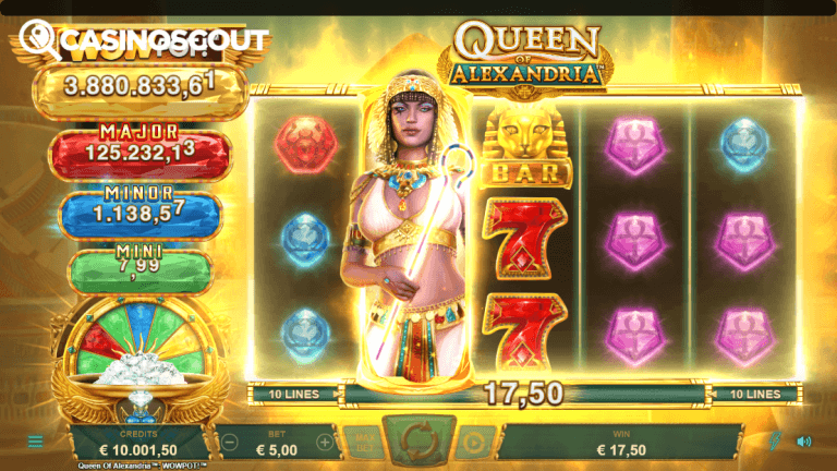 Queen of Alexandria WOWPOT! Bonus