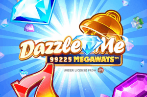 Dazzle Me Megaways logo achtergrond