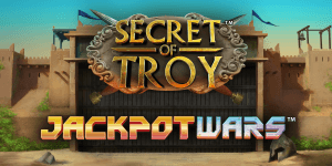Secret of Troy Jackpot Wars logo achtergrond