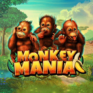 Monkey Mania logo achtergrond