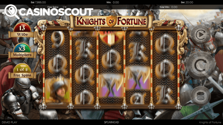Knights of Fortune Gratis Spins