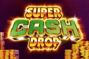 Super Cash drop logo achtergrond