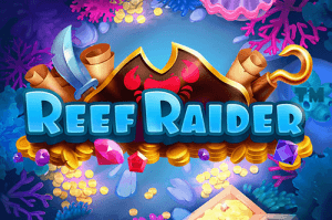 Reef Raider logo achtergrond