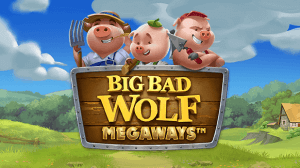 Big Bad Wolf Megaways logo achtergrond