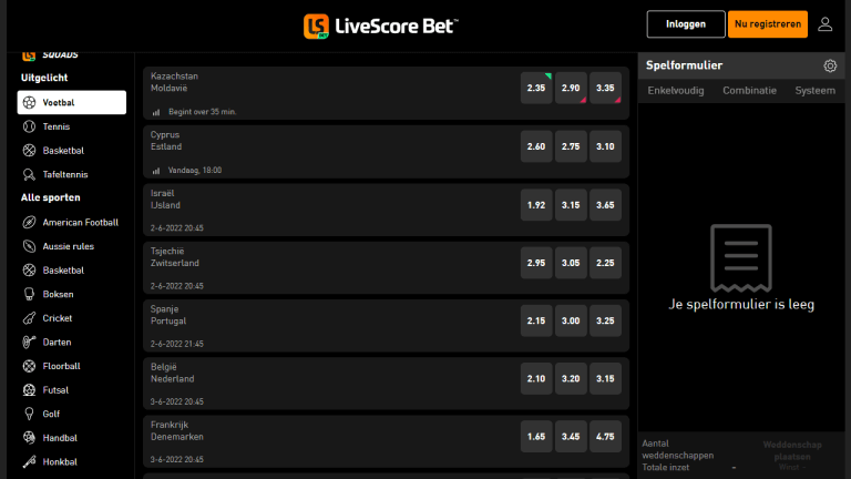 LiveScore Bet Screenshot 2
