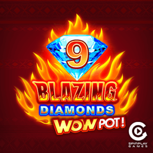 9 Blazing Diamonds WOWpot! logo review