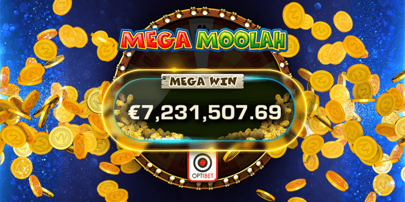 Mega Moolah gokkast spuwt jackpot van 7,2 miljoen euro