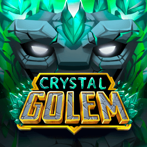 Crystal Golem logo achtergrond