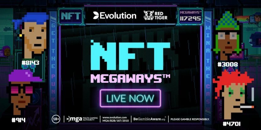 Evolution lanceert als eerst NFT gebaseerde gokkast