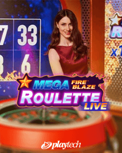 Mega Fire Blaze Roulette Live side logo review