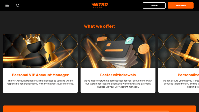 Nitro Casino Screenshot 3