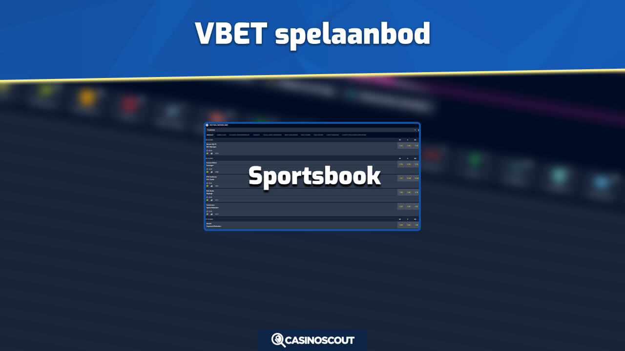 VBET spelaanbod