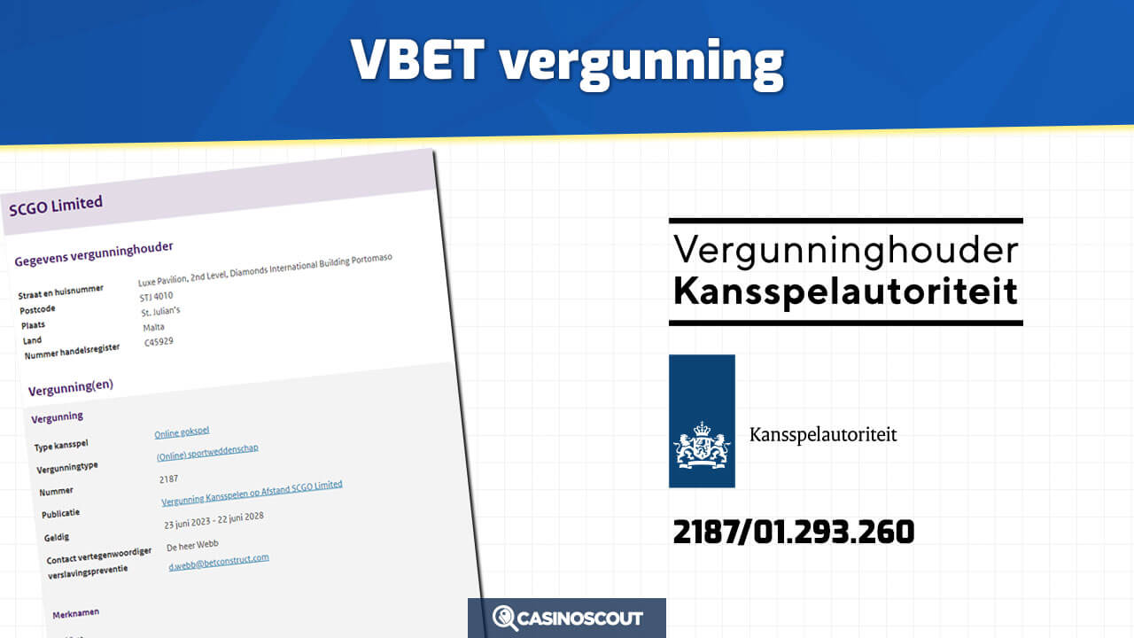 VBET vergunning