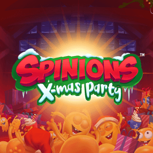 Spinions Christmas Party logo achtergrond