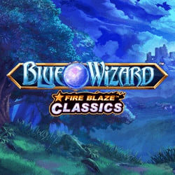 Blue Wizard Fire Blaze logo review