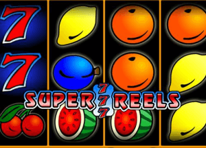 Super 7 Reels logo achtergrond