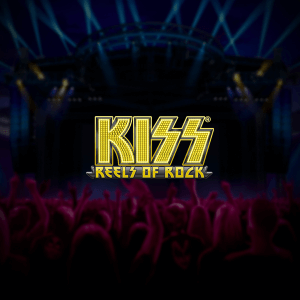 KISS Reels of Rock logo achtergrond