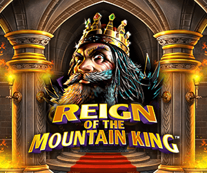 Reign of the Mountain King logo achtergrond
