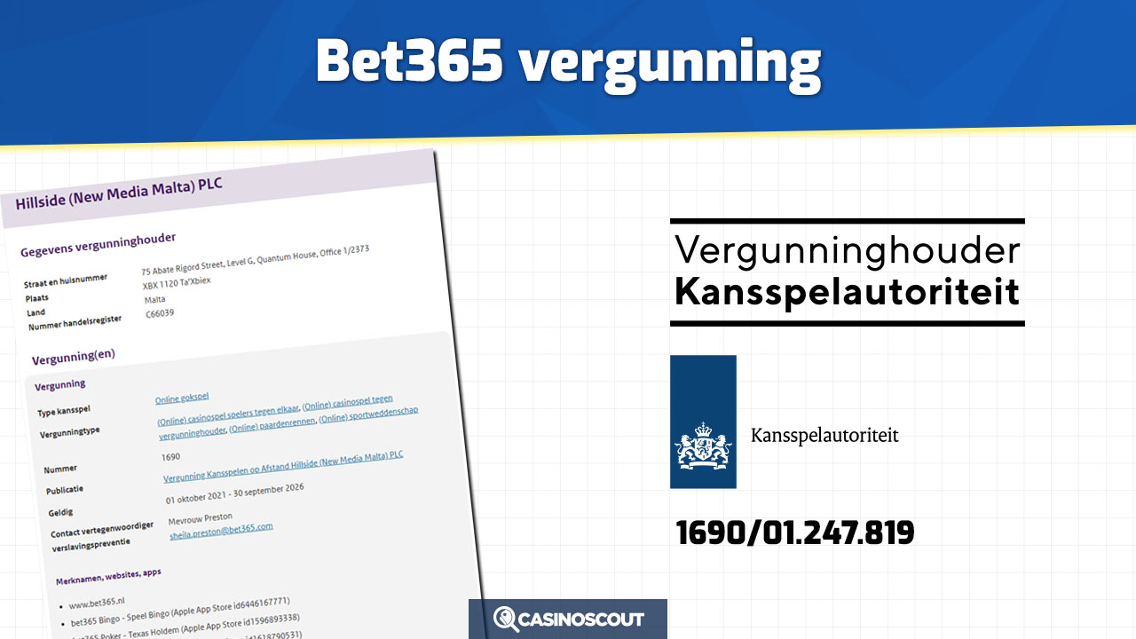 bet365 vergunning