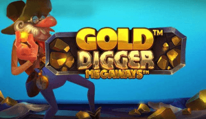 Gold Digger Megaways logo achtergrond