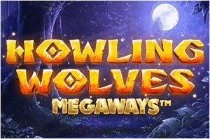 Howling Wolves Megaways logo achtergrond