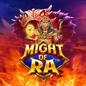 Might of Ra logo achtergrond