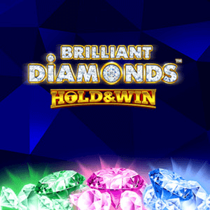 Brilliant Diamonds Hold & Win logo achtergrond