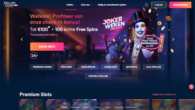Holland Casino Online Screenshot 1