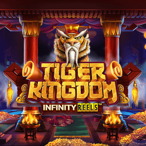 Tiger Kingdom Infinity Reels logo achtergrond