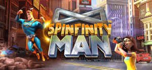 Spinfinity Man logo achtergrond
