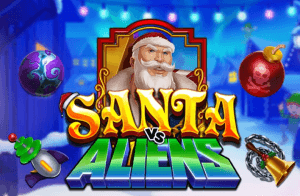 Santa vs Aliens logo review