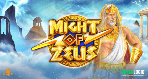 Might of Zeus logo achtergrond