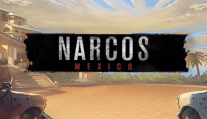 Narcos Mexico logo achtergrond