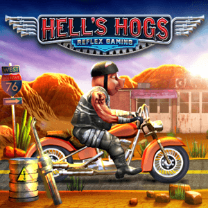 Hell’s Hog logo achtergrond
