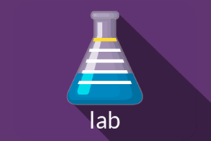 Lab logo achtergrond