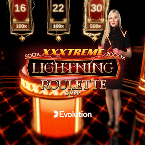 XXXtreme Lightning Roulette logo achtergrond