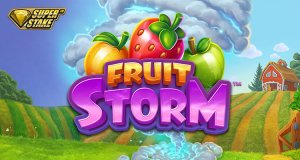 Fruit Storm logo achtergrond
